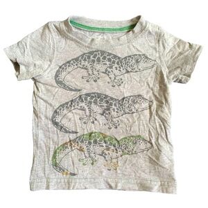 Carter’s Gray Chameleon Gecko Short Sleeve Shirt Size 12mos